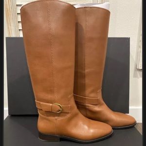JCrew Brown leather Rider Boots 7.5